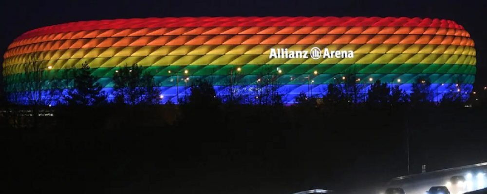 Piden que estadio de Munich se ilumine con los colores LGBT antes del partido de Eurocopa