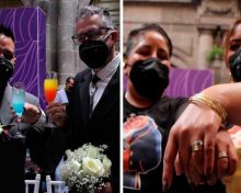 Después de varios años de lucha, parejas LGBT celebran su boda en el Ayuntamiento de Puebla
