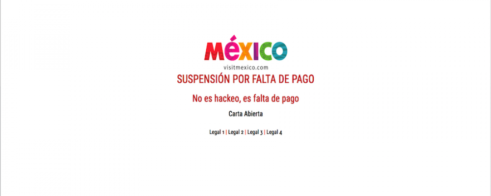 La tragicomedia de fin de semana llamada VisitMexico