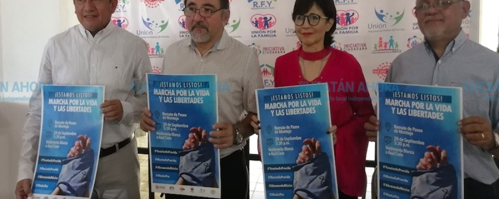 Piden a diputados que sigan firmes en el rechazo al matrimonio igualitario en Yucatán