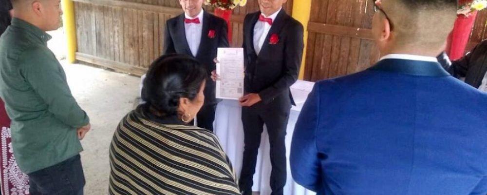 Celebran la primera boda igualitaria purépecha en Ihuatzio, Michoacán