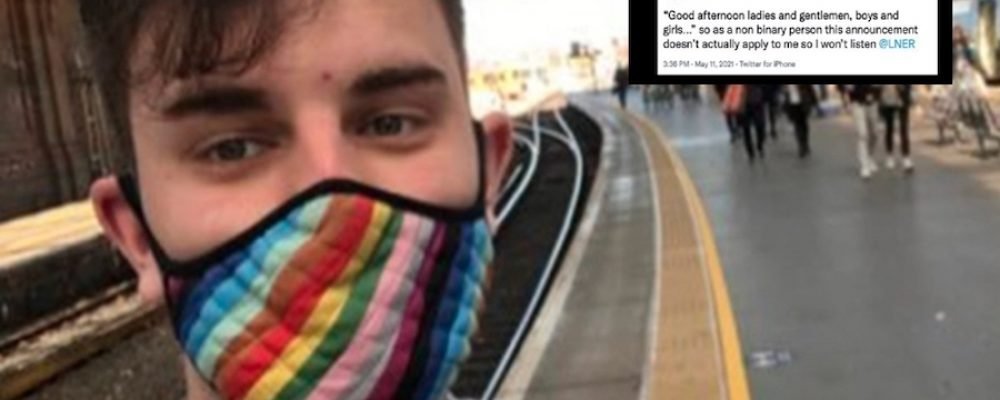 Pasajero no binario se queja de servicio en tren por sólo decir ‘damas y caballeros’; recibe disculpas